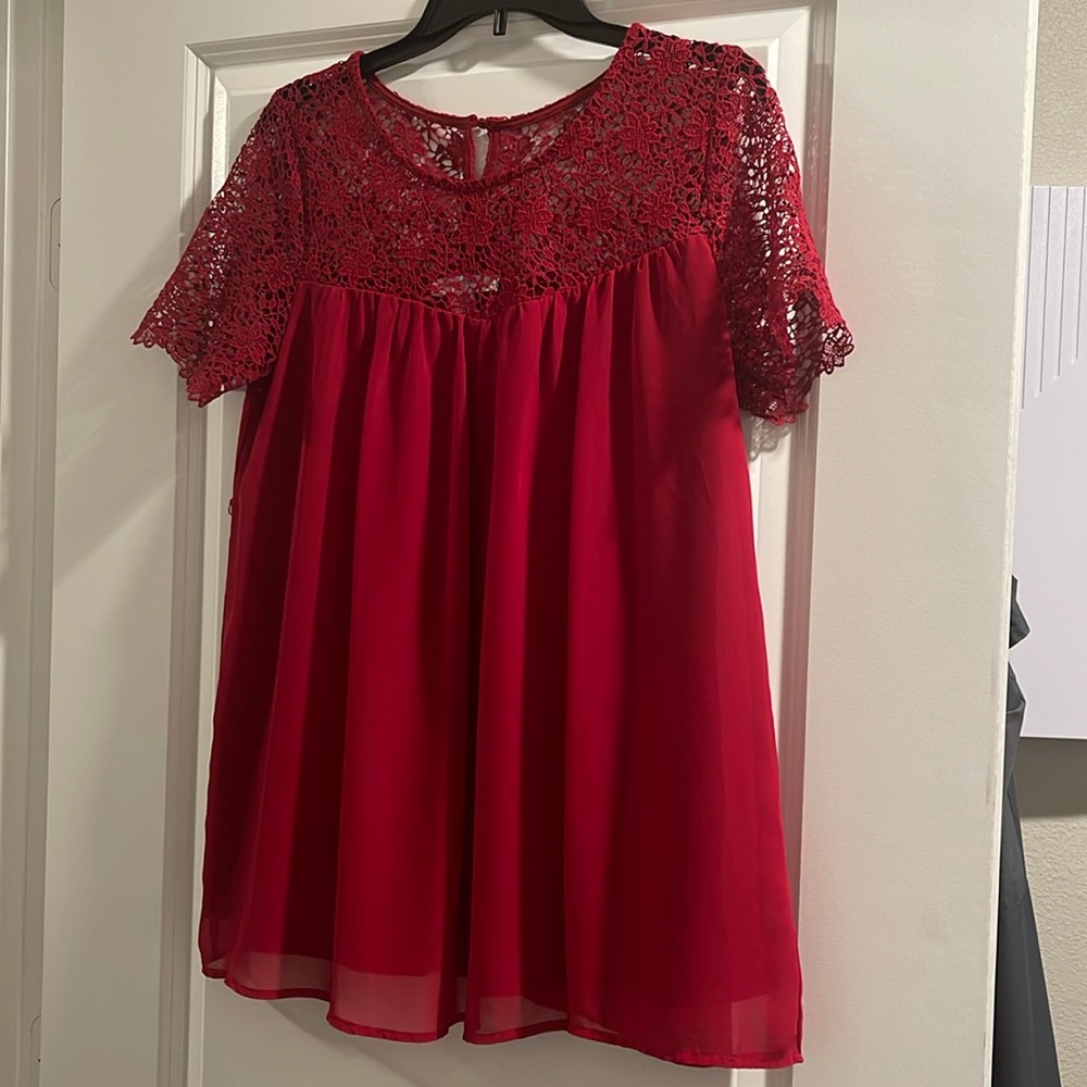 Maternity Medium Red Blouse